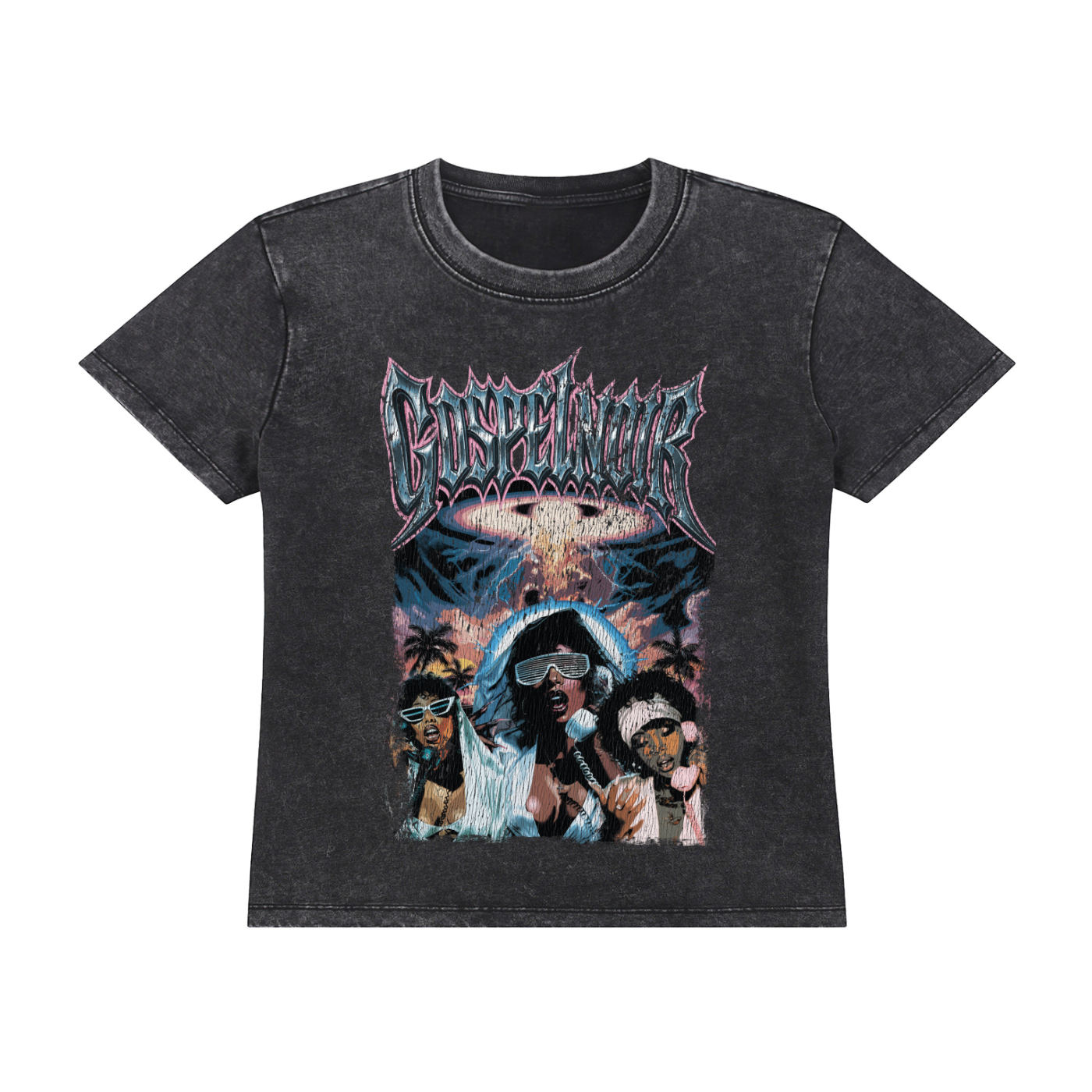 Blowin Up Crop Tee