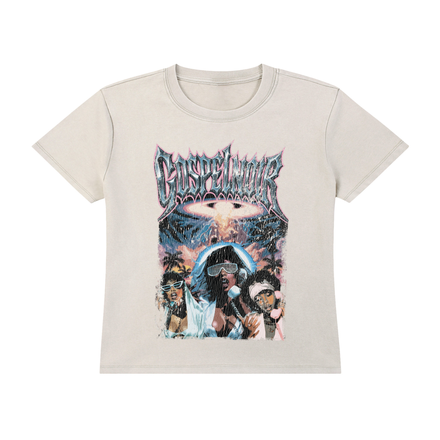 Blowin Up Crop Tee